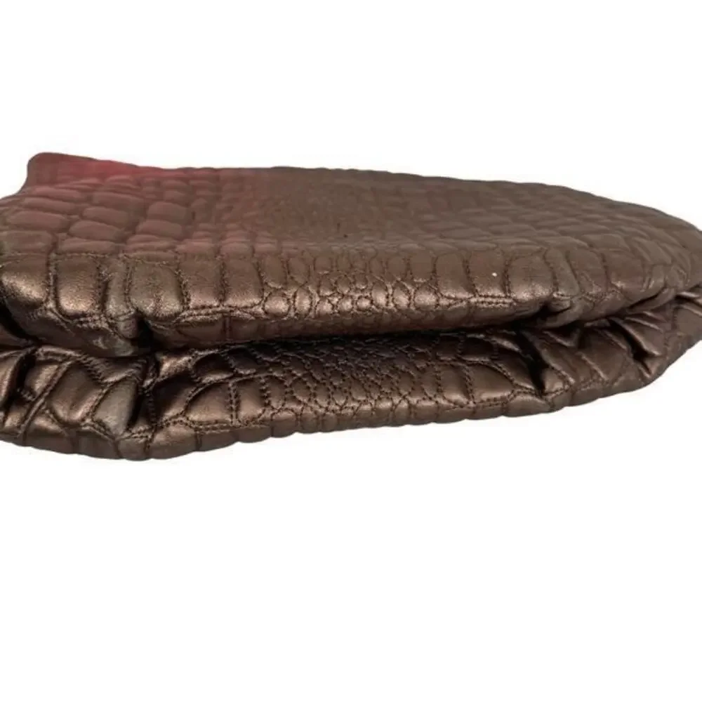 Vintage Y2K Hobo‎ International Quilted Bronze Large Shoulder Bag